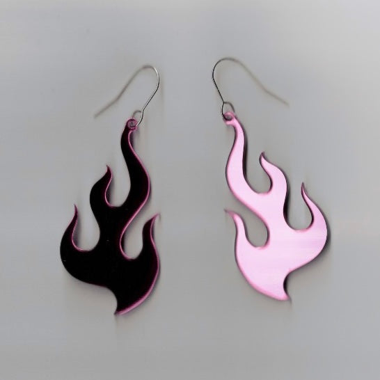 Pink Tribal Earrings